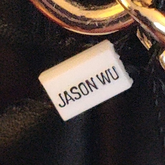 Jason Wu Quilted Black Shoulder Bag with Chain Strap Purse. - Picture 10 of 13